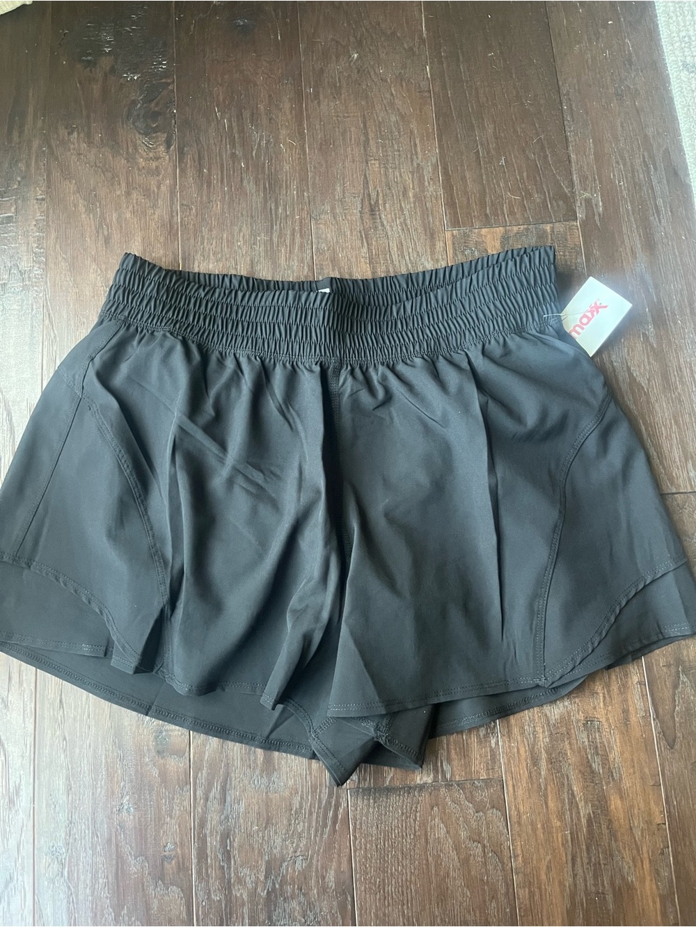 90 Degree By Reflex Women’s Black Athletic Shorts with Built-In Liner